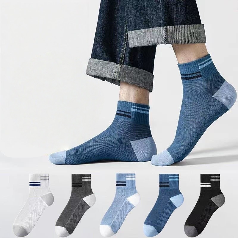 Спортивные носки для экипажа 3 пары многоцветной хлопковой смеси Comfort Fit